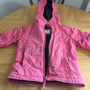 Kids Pink Hooded Jacket